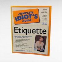 1996 Etiquette Guidebook, Complete Idiot's Guide, Vintage Manners Book, Hostess Gift, Social Skills Reference