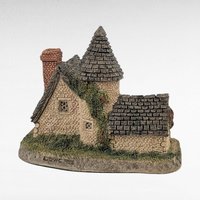 1985 David Winter Vicarage Figurine, Vintage English Village House Sculpture, Collectible Home Decor Gift