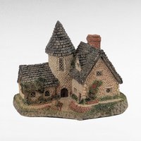 1985 David Winter Vicarage Figurine, Vintage English Village House Sculpture, Collectible Home Decor Gift