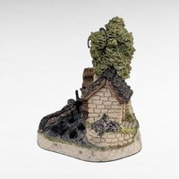 1992 David Winter "Wiltshire Waterwheel" The Shires Collection Village Figure - Miniature Cottage Collectible, No Box