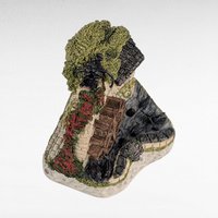 1992 David Winter "Wiltshire Waterwheel" The Shires Collection Village Figure - Miniature Cottage Collectible, No Box
