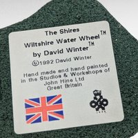 1992 David Winter "Wiltshire Waterwheel" The Shires Collection Village Figure - Miniature Cottage Collectible, No Box