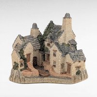 1983 David Winter "Fisherman's Wharf" Village House Figure - Miniature Coastal Collectible - Seaside Decor, No Box