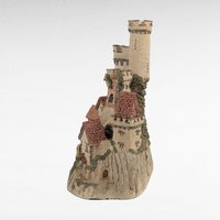 1984 David Winter "Castle Gate" Large Village Figure - Medieval Style Collectible Figurine - Fantasy Decor, No Box