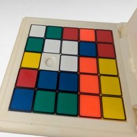 Vintage 1982 Ideal Rubik's Race Game, Complete Fast-Paced 2-Player Puzzle Challenge, All Pieces