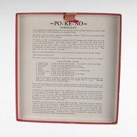 Vintage Po-Ke-No Game, Complete 12 Board Set with Chips - Classic Poker Keno Group Card Game, Instructions Included