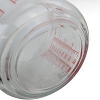 Vintage Anchor Hocking Glass Measuring Cup, 32oz 4 Cup 1 Litre, Red Markings, Kitchen Essential