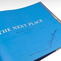 Autographed The Next Place by Warren Hanson, 1997 First Edition Hardcover, Signed Inspirational Book, Bereavement Gift