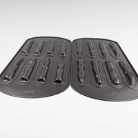 Vintage Wilton Halloween Fingers Cookie Pan, Spooky Finger Shaped Cookie Mold, Novelty Baking Pan for Halloween Treats