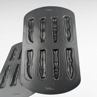 Vintage Wilton Halloween Fingers Cookie Pan, Spooky Finger Shaped Cookie Mold, Novelty Baking Pan for Halloween Treats
