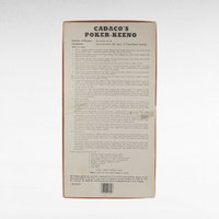 Vintage 1977 Cadaco Poker-Keeno Game, Complete Set with 12 Boards, Cards & Chips, 70s Group Party Game