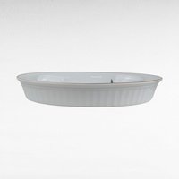 Vintage 1961 Royal Worcester Evesham Gold Oval Baking Dish, 11 Inch Oven to Table Ware, English Porcelain Casserole Server