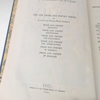 Vintage 1939 Prose and Poetry Journeys Hardcover, The New Series, Classic Literature Anthology, Pre-War Era School Book