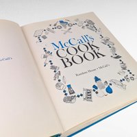 1963 McCall's Cook Book, Hardcover Blue Edition, Classic American Recipes, Step-by-Step Cooking Guide, Random House, Culinary Collectible