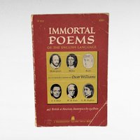 1958 Immortal Poems of the English Language, Vintage Softcover Book, Oscar Williams, Anthology, Poetry Collection, Classic Literature