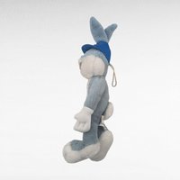 Vintage 1991 Bugs Bunny Plush with Blue Hat, 15.5 Inch Looney Tunes Stuffed Animal Toy, 90s Cartoon Collectible