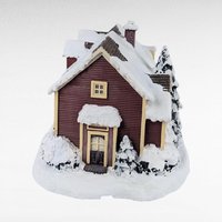 2003 Hawthorne Village Post Office. Terry Redlin, Lighted Christmas Building, Collectible Winter Scene, Miniature House