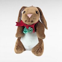 Vintage 1985 Velveteen Rabbit Plush by Rabbit Ears, Classic Storybook Stuffed Animal, 80s Christmas Holiday Toy, Nursery Decor