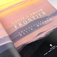 Vintage Louis L'Amour Frontier Book with David Muench Photographs, 1984 Softcover, Coffee Table Book on the American West