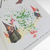 Vintage 1979 Gnomes Book by Will Huygen, Softcover Edition, Fantasy Art, Folklore, Classic Illustrated, Forest Gnome Lore