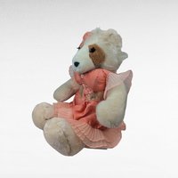 Vintage 1985 North American Bear Co VOP, Collie Parton, Plush Dog Doll, Very Outrageous Pets, 80s Celebrity Parody Collectible
