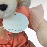 Vintage 1985 North American Bear Co VOP, Collie Parton, Plush Dog Doll, Very Outrageous Pets, 80s Celebrity Parody Collectible