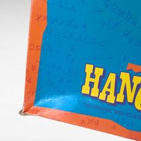 Vintage 1988 Hangman Board Game by Milton Bradley, Complete 80s Word Guessing Game, Family Game Night Toy
