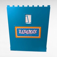 Vintage 1988 Hangman Board Game by Milton Bradley, Complete 80s Word Guessing Game, Family Game Night Toy