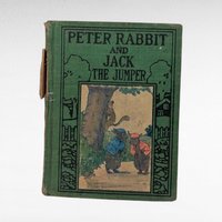 1935 Peter Rabbit Jack the Jumper, Linda Stevens Almond, Illustrated Vintage, Childrens Book, Hardcover