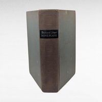 1931 Nine Plays, Bernard Shaw, Vintage Hardcover Book, Dodd Mead, Classic Theatre Collection