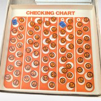Vintage Whitman Bingo Game Set, 40-Card Family Game Night Box, Classic Group Activity Supplies, Paper Ephemera for Crafts, Game Room Decor