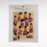 1994 Anne Geddes The Twelve Days of Christmas Hardcover Book, Collectible Baby Photography, Holiday Picture Book, Nursery Decor Gift