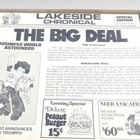 Vintage 1977 The Big Deal Board Game by Lakeside, 70s Family Game Night, Wacky Business Ventures Collectible, Chance of a Lifetime Game