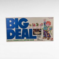 Complete 1977 The Big Deal Board Game by Lakeside, Unpunched Chips, Vintage 70s Family Game Night, Wacky Business Collector Game