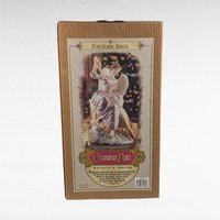 2002 Grandeur Noel Collector's Edition Porcelain Angel Figurine 12" with Box, Christmas Holiday Decor, Spiritual Religious Gift