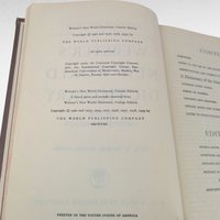 1959 Webster's New World Dictionary American Language Concise Edition, Vintage Hardcover Reference Book, Mid Century Collectible Dictionary
