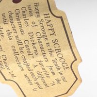 Vintage 1994 Byers' Choice Happy Scrooge Figure, A Christmas Carol Dickens Character for Holiday Decor
