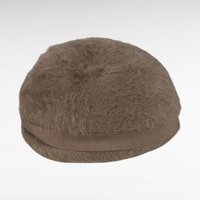 Vintage 1960s BelMar Taupe Fur Felt Pillbox Hat with Bow, The Dayton Co Merri Soie Finish, Mid-Century Ladies Accessory