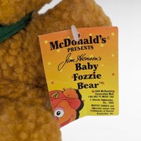 Vintage Muppets Fozzie Bear & Kermit the Frog Plush Toy Set, McDonalds Fozzie, Holiday Muppets, Collectible Jim Henson Characters