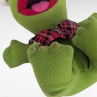Vintage Muppets Fozzie Bear & Kermit the Frog Plush Toy Set, McDonalds Fozzie, Holiday Muppets, Collectible Jim Henson Characters