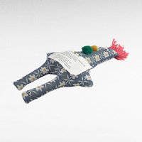 Vintage Handmade Damn It Doll, Funny Gag Gift for Stress Relief, Novelty Fabric Voodoo Doll with Poem, Office Humor White Elephant Gift