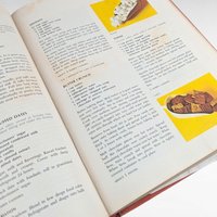 Vintage 1972 Betty Crocker's Cookbook, Hardcover Red Pie Edition, Classic American Recipes, Housewarming Gift