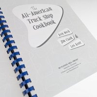Vintage 2002 All-American Truck Stop Cookbook, Spiral Bound Softcover, Classic Diner Recipes, Comfort Food, Road Trip Cooking, Gift for Dad