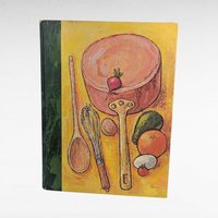 Vintage 1960 The Sunset Cook Book, Mid Century Illustrated Hardcover, California Cooking Recipes, MCM Kitchen Decor, Collector Cookbook Gift