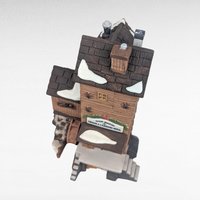 Dept 56 Great Denton Mill, 1995 Dickens Village, Christmas Light Up Building, D56, Grain & Carding Mill