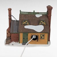 Vintage 1997 Dept 56 New England Village East Willet Pottery Lighted House With Box & Cord, D56 Christmas Collectible Americana