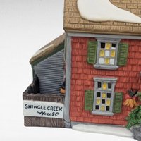 Dept 56 Shingle Creek House 1990 Heritage Village Lighted Christmas Building, Porcelain Collectible, 5946-3