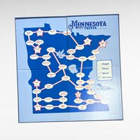 Vintage 1984 Minnesota Trivia Board Game, Complete, MN Themed Family Game Night