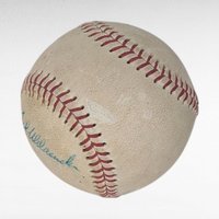Ted Uhlaender Autographed Baseball,Vintage 70s, MN Twins, Wilson Little League Signed Ball, Display Collectible