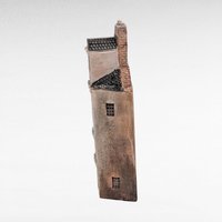 Gault House Miniature, Vintage French Building Facade, Collectible Rue de Paris Sculpture, Made in France Shelf Sitter, Architectural Art